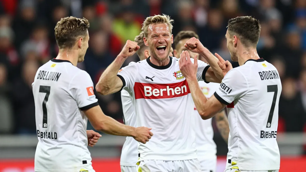Bayer Leverkusen hat sich nach vier Unentschieden in Folge mit einem Sieg gegen Arminia Bielefeld aus dem Abstiegskampf...